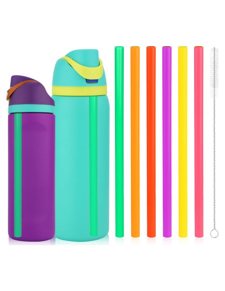 6 Pajitas Reutilizables Gosknor para Owala FreeSip 0.71L y 0.95L