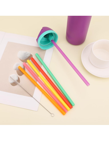 6 Pajitas Reutilizables Gosknor para Owala FreeSip 0.71L y 0.95L