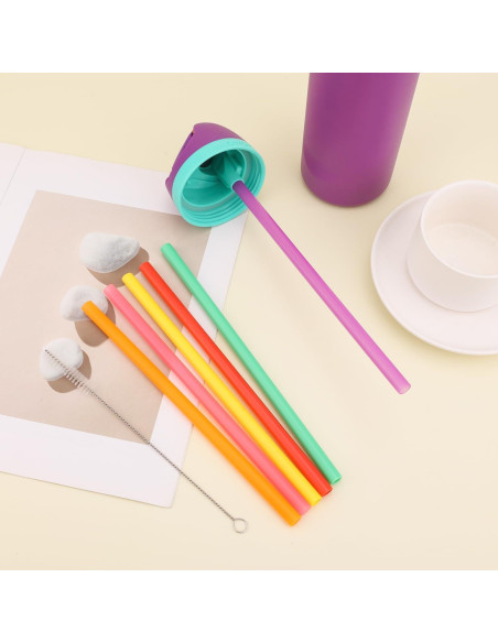 6 Pajitas Reutilizables Gosknor para Owala FreeSip 0.71L y 0.95L