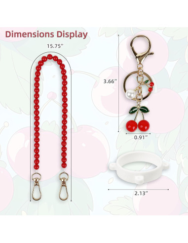 Juego de Correa y Llaveros SITKOL para Botellas Owala 24-40 oz