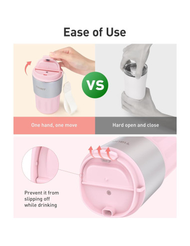 Taza de Café de Viaje TOURIT 0.47L Acero Inoxidable Aislada