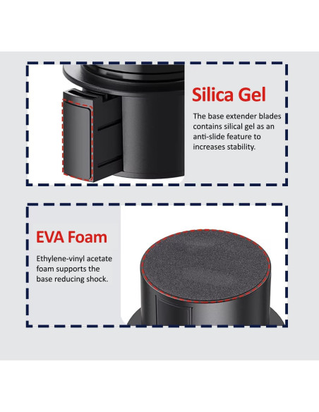 Expansor Soporte Tazas Coche Digital Nc Modelo 395 Negro