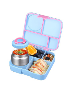 Caja de Almuerzo Bento ACOTUM Lila 5 Compartimentos 0.34L