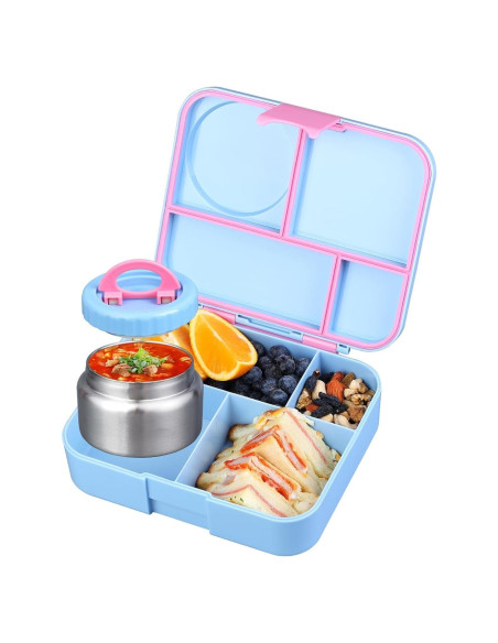 Caja de Almuerzo Bento ACOTUM Lila 5 Compartimentos 0.34L