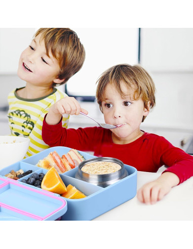 Caja de Almuerzo Bento ACOTUM Lila 5 Compartimentos 0.34L