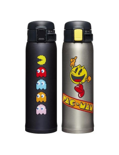 Taza Aislada Acero Inoxidable Zojirushi PAC-MAN 473ml Paquete 2