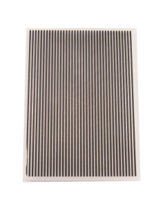 Carpeta de Embosado de Plástico JJLFresheners 2.54x2.54cm