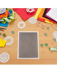 Carpeta de Embosado de Plástico JJLFresheners 2.54x2.54cm 2