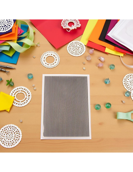 Carpeta de Embosado de Plástico JJLFresheners 2.54x2.54cm