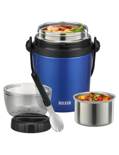 Contenedor Térmico MAXSO 32 oz Acero Inoxidable Azul