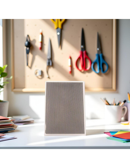 Carpeta de Embosado de Plástico JJLFresheners 2.54x2.54cm