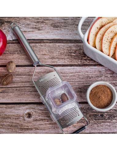 Rallador de Cocina Microplane Profesional Fino Acero Inoxidable