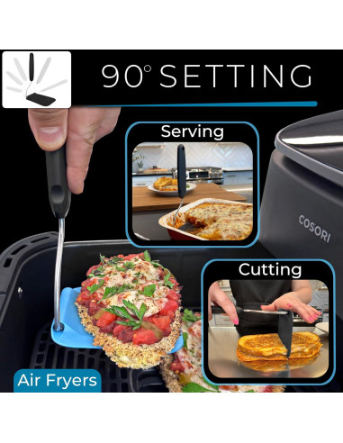 Espátula Giratoria Ajustable Blue Bosti - Resistente al Calor