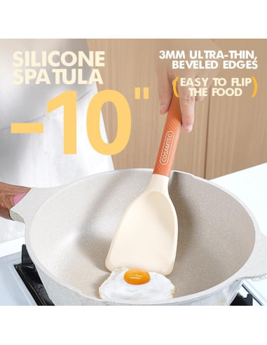 Espátula de Silicona Cosamtec 25.4 cm Resistente al Calor