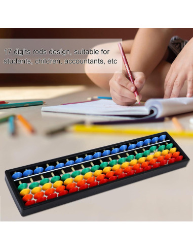 Ábaco de Plástico para Niños Toddmomy 26.4x6.5cm Herramienta Educativa