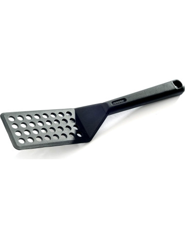 Espátula de Cocina Norpro Negra con Agujeros 25.5 cm