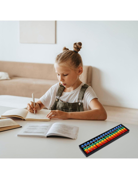 Ábaco de Plástico para Niños Toddmomy 26.4x6.5cm Herramienta Educativa