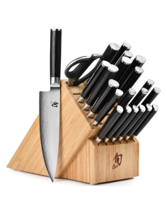 Conjunto de Cuchillos Shun Classic 23 Piezas Acero Damasco