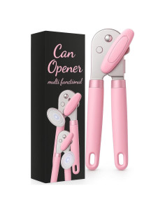 Abrebotellas y Abrelatas Manual EEF Group Rosa 21.24 cm