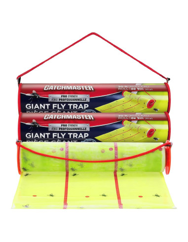 Trampa de Pegamento XL Catchmaster 3 Paquetes 9.14 m para Moscas