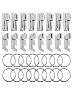 16 Abrelatas Manuales de Acero Inoxidable Gosknor para Camping