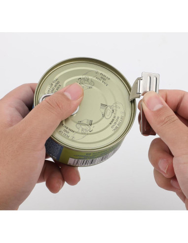 16 Abrelatas Manuales de Acero Inoxidable Gosknor para Camping