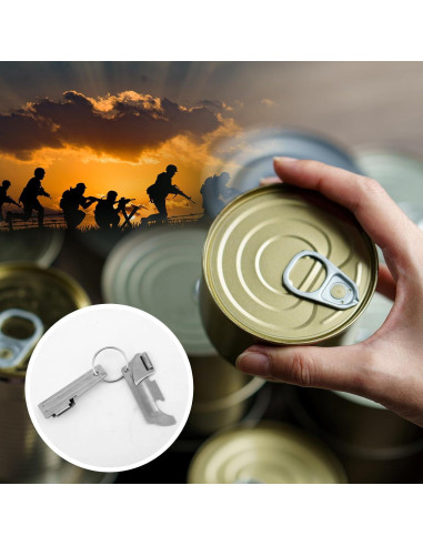 16 Abrelatas Manuales de Acero Inoxidable Gosknor para Camping