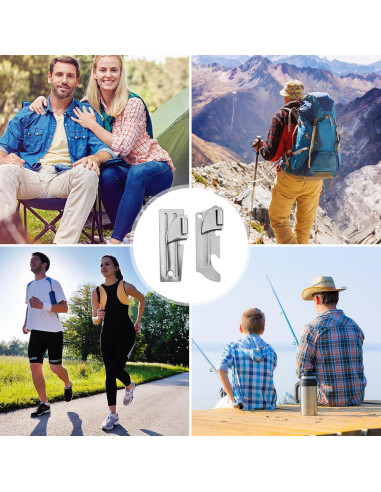 16 Abrelatas Manuales de Acero Inoxidable Gosknor para Camping