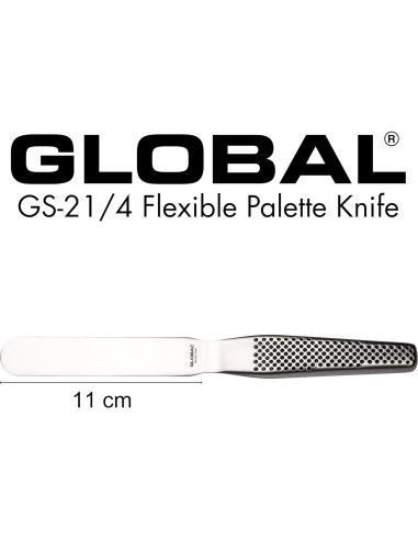 Espátula Global de 10 cm, acero inoxidable, modelo GS-21/4