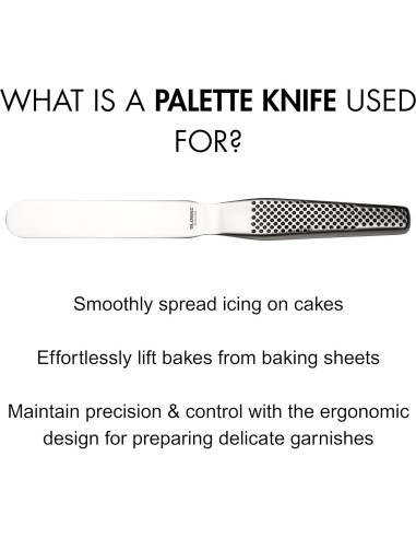 Espátula Global de 10 cm, acero inoxidable, modelo GS-21/4