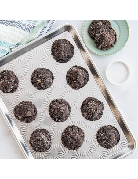 Bandeja de Aluminio Natural Nordic Ware Estrella 32.8x45.7 cm