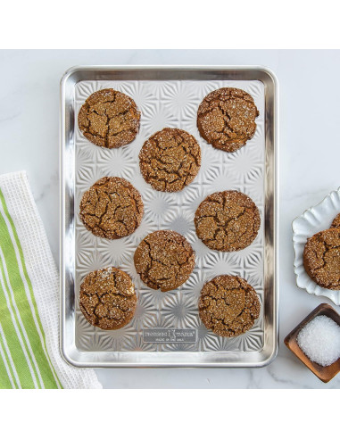 Bandeja de Aluminio Natural Nordic Ware Estrella 32.8x45.7 cm