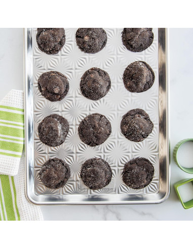 Bandeja de Aluminio Natural Nordic Ware Estrella 32.8x45.7 cm