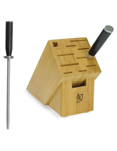 Set de Cuchillos Shun Clásico 2 Piezas con Bloque y Acero