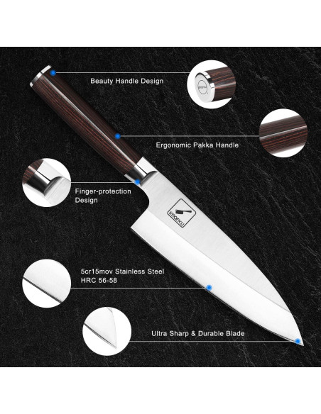 Cuchillo Deba Profesional imarku 17.78 cm Acero Inoxidable