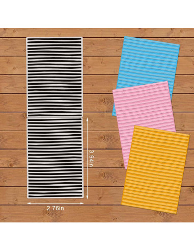 Carpeta de Embossing 3D Plástico Rayas On-Airstore 20x15cm