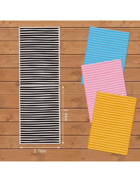 Carpeta de Embossing 3D Plástico Rayas On-Airstore 20x15cm