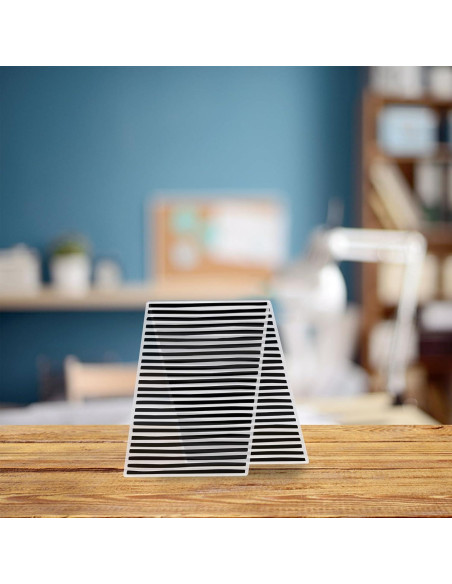 Carpeta de Embossing 3D Plástico Rayas On-Airstore 20x15cm