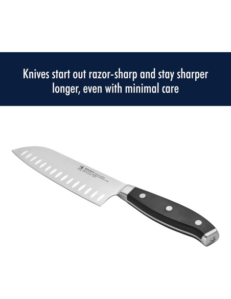 Juego de cuchillos HENCKELS 3 piezas acero inoxidable negro