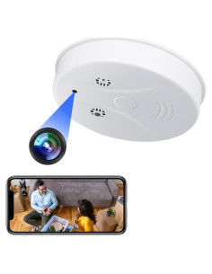 Detector de Humo con Cámara Oculta Genérico HD 1080P WiFi