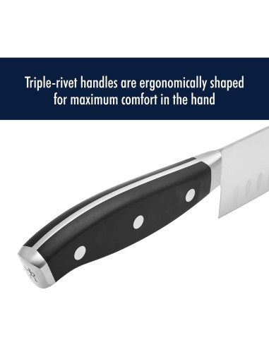 Juego de cuchillos HENCKELS 3 piezas acero inoxidable negro