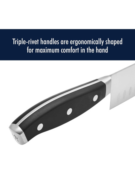 Juego de cuchillos HENCKELS 3 piezas acero inoxidable negro