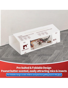 Trampas de Pegamento LULUCATCH 12 Unidades para Ratones e Insectos 2