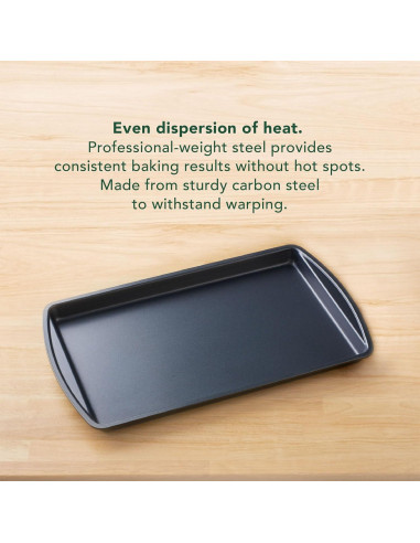 Juego de Bandejas para Hornear Nifty - Set de 3 Acero Antiadh.