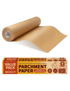 Papel Pergamino Antiadherente Katbite 38cm x 73.7m con Cortador