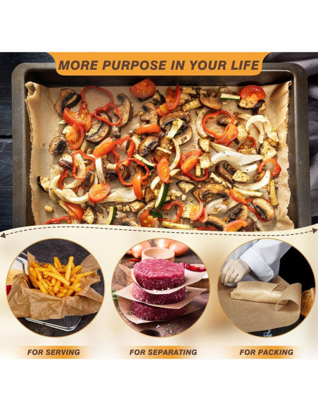 Papel de Hornear HIWARE Sin Blanquear 15" x 60.96 m - 250 ft