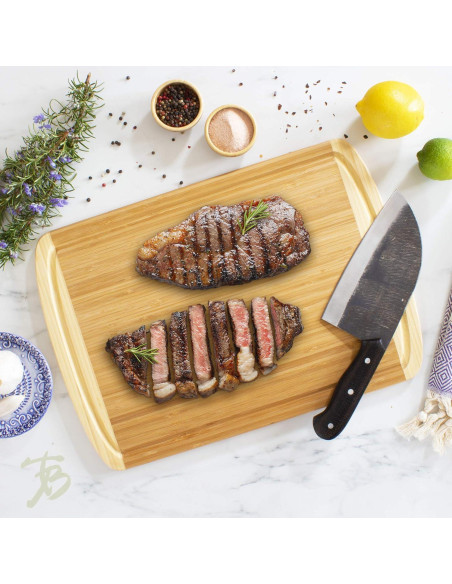 Tabla de Cortar de Bambú Kona Groove Totally Bamboo 45.7x31.8cm