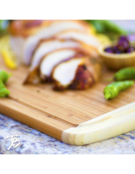 Tabla de Cortar de Bambú Kona Groove Totally Bamboo 45.7x31.8cm