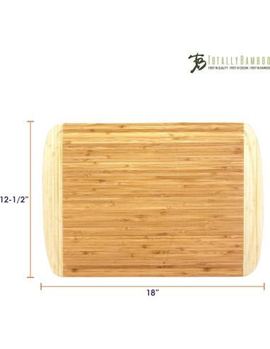 Tabla de Cortar de Bambú Kona Groove Totally Bamboo 45.7x31.8cm