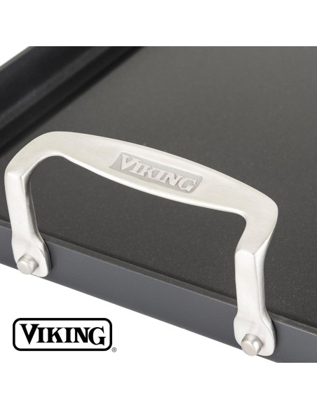 Sartén Doble Quemador Antiadherente Viking 48.3x27.9cm